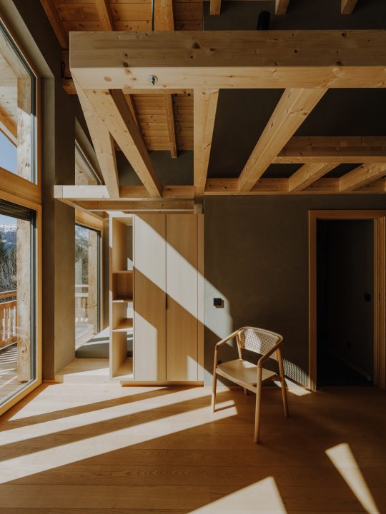 Blick aus dem Bergchalet Gastein über das Tal