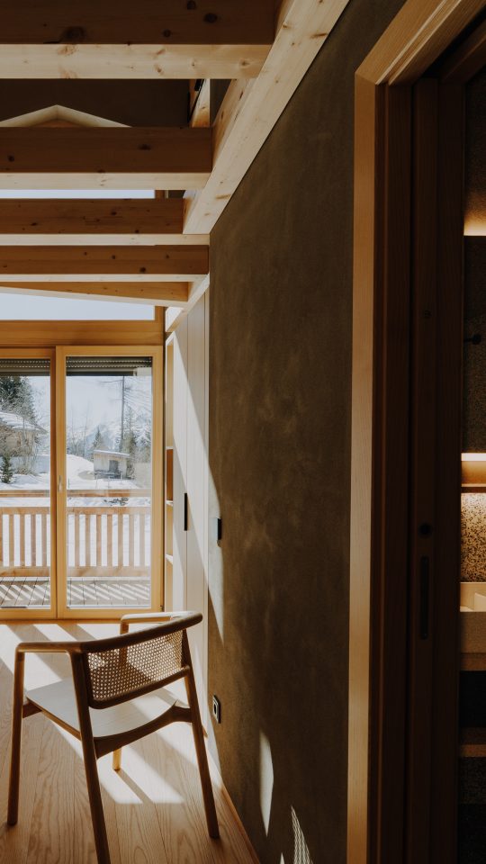 Bergchalet Gastein mit Blick über die Alpen