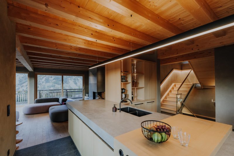 Chalet mit großzügiger Küche und auf Wunsch mit Concierge, der für Sie kocht